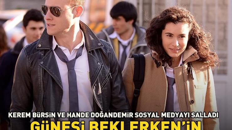 Kerem Bürsin ve Hande Doğandemir sosyal medyayı salladı Güneşi Beklerkenin 2 yıldızı 11 yıl sonra yan yana