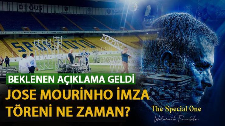 Jose Mourinho imza töreni saat kaçta, hangi kanalda Fenerbahçe transfer haberleri…