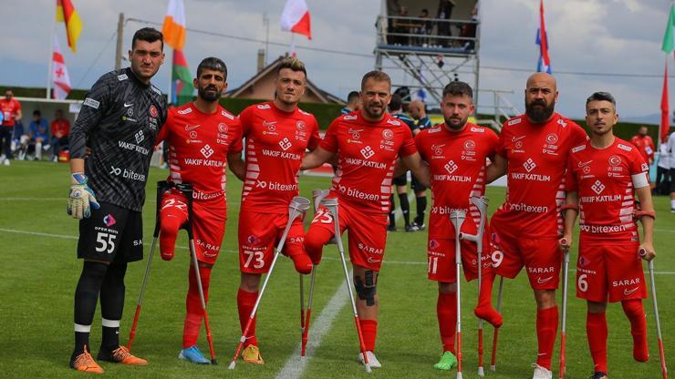 Ampute Milli Futbol Takımı, Azerbaycanı 12-1 mağlup etti