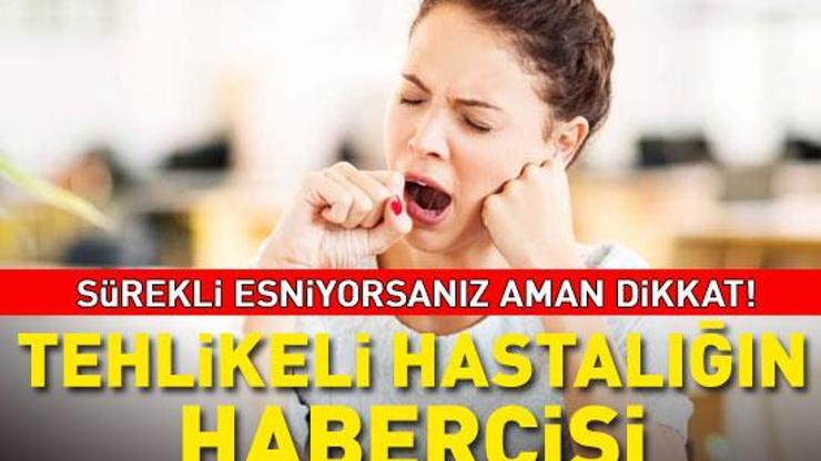 Evde, işte, arabada... Sürekli esniyorsanız aman dikkat Meğer bu tehlikeli hastalığın habercisiymiş