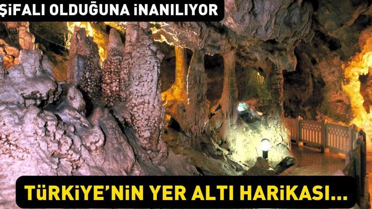 597 metre uzunluğuyla büyülüyor: Türkiyenin şifalı mağarası İnsuyu