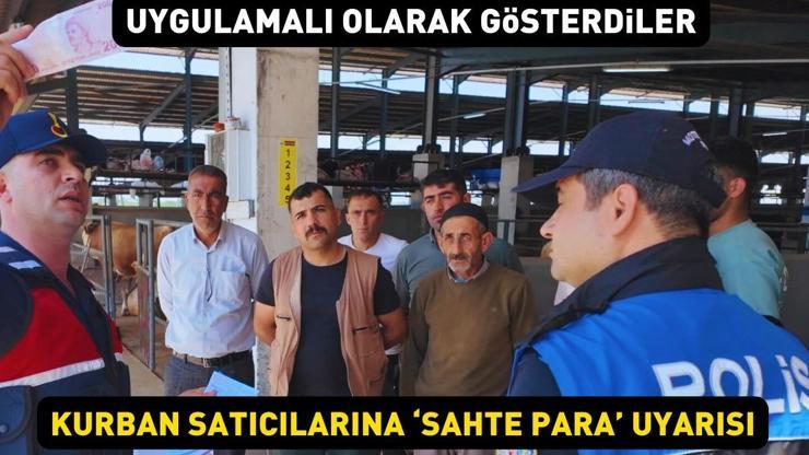 Kurban satıcılarına sahte para uyarısı