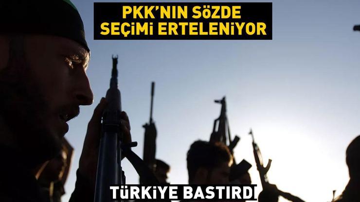 Terör örgütü PKK’nın sözde seçimi erteleniyor