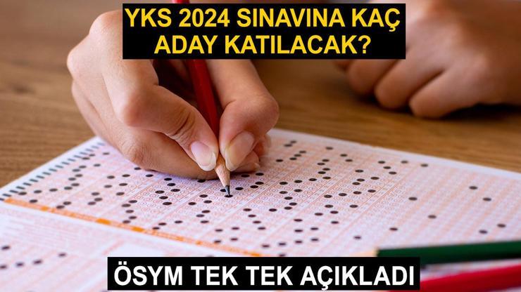 YKS’ye kaç kişi katılacak ÖSYM tek tek açıkladı TYT, AYT ve YDT oturumlarına kaç kişi girecek