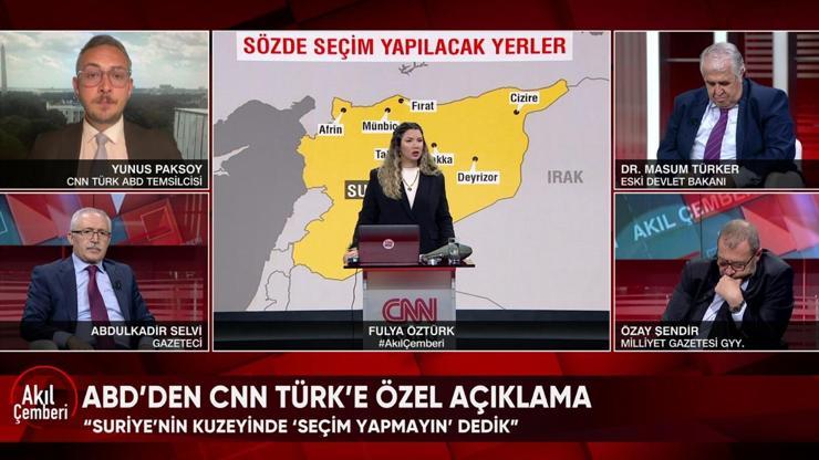 Son dakika: ABDden CNN Türke özel açıklama: Suriyenin kuzeyinde seçim yapmayın dedik