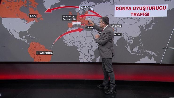 Dünya uyuşturucu trafiğini yönetiyorlar 4 büyük barona ORKİNOS operasyonu