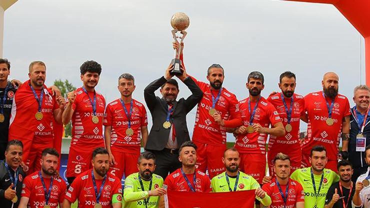 Turkcell’in ana sponsorluğundaki Ampute Milli Futbol Takımımız üst üste 3. Kez Avrupa Şampiyonu