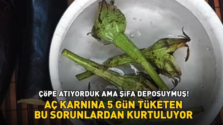 Çöpe atıyorduk, meğer şifa deposuymuş Aç karnına 5 gün tüketen o sorundan kurtuluyor