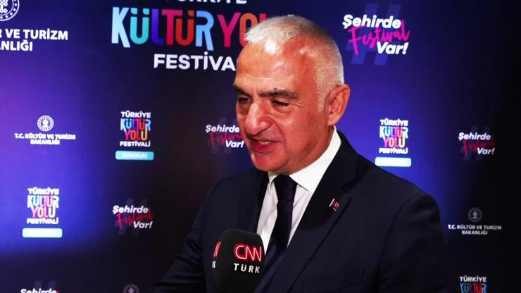 Kültür ve Turizm Bakanı Ersoy CNN TÜRK’te: Kültür Yolu Festivalini anlattı