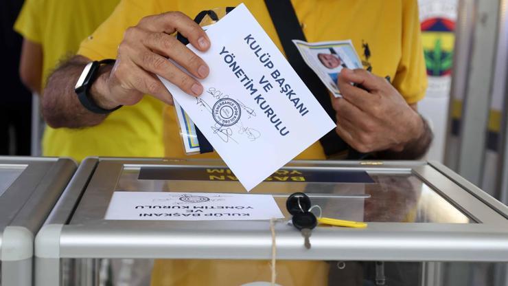 Fenerbahçede başkanlık seçimi Oy verme işlemi başladı...