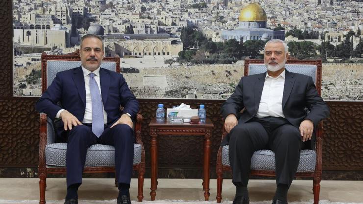 Bakan Fidan, Hamas Siyasi Büro Başkanı Haniye ile görüştü
