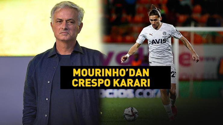 SON DAKİKA Fenerbahçe’de Miguel Crespo gelişmesi: Mourino kararını verdi