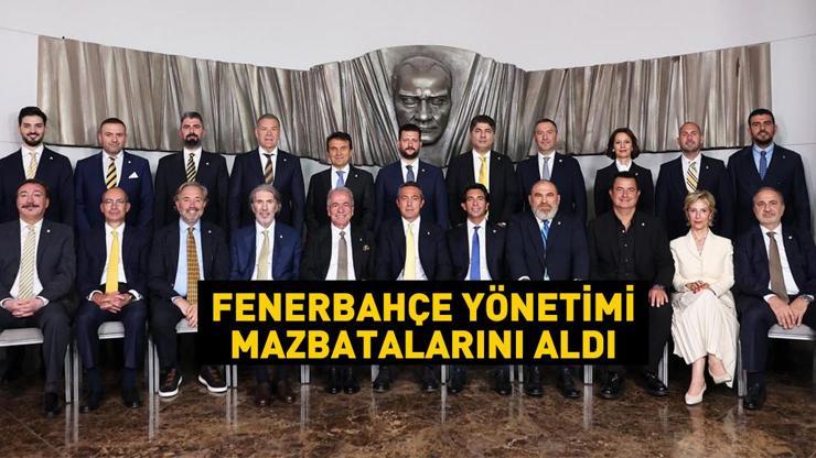 Fenerbahçe’de Ali Koç ve yönetimi, mazbatalarını aldı