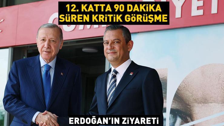 12. katta 90 dakika süren kritik görüşme Tüm detaylarıyla Erdoğanın iade-i  ziyareti