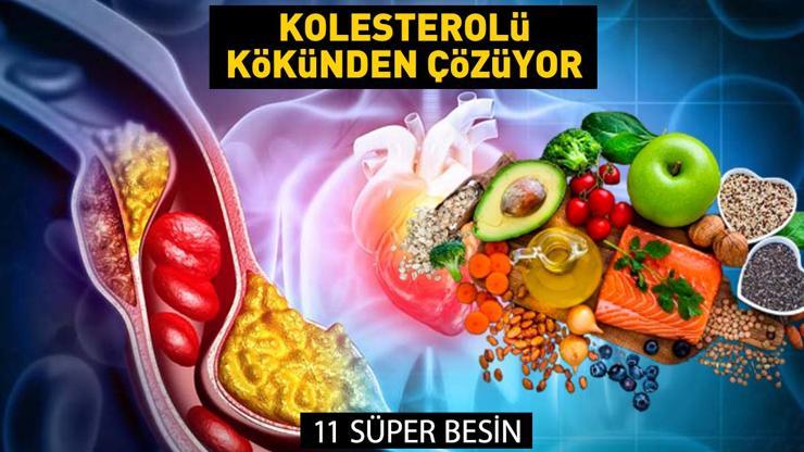 Damarlardaki yağı söküp atıyor, kolesterolü kökünden çözüyor Kalp dostu 11 süper besin