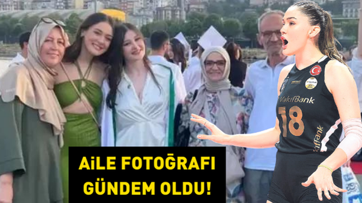 Milli Voleybolcu Zehra Güneşin aile fotoğrafı çok konuşuldu