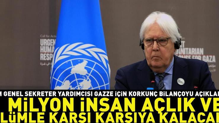 BM Genel Sekreter Yardımcısı Griffiths korkunç bilançoyu açıklayıp Gazze için çağrı yaptı