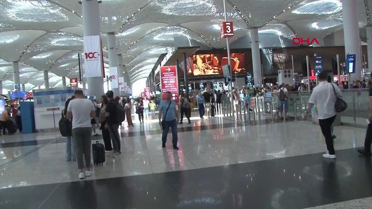 İstanbul Havalimanı’nda bayram yoğunluğu