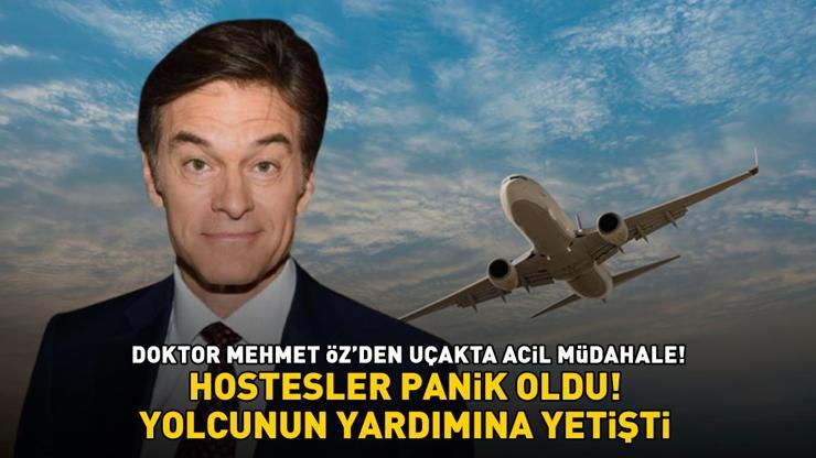 Doktor Mehmet Özden uçakta acil müdahale Fenalaşan yolcunun imdadına yetişti: ‘Hostesler panik oldu’