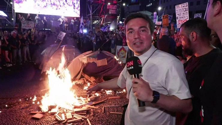 CNN TÜRK görüntüledi: Sokaklar yangın yerine döndü