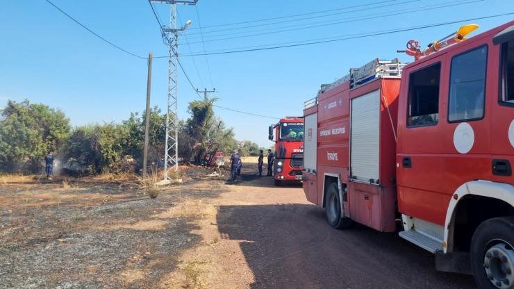 Döşemealtı'nda korkutan yangın Döşemealtı'nda korkutan yangın
