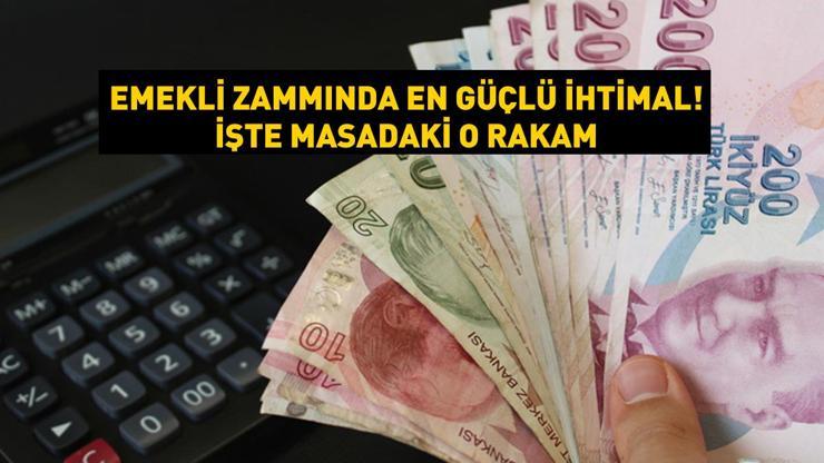 Emekli zammında en güçlü ihtimal İşte masadaki o rakam