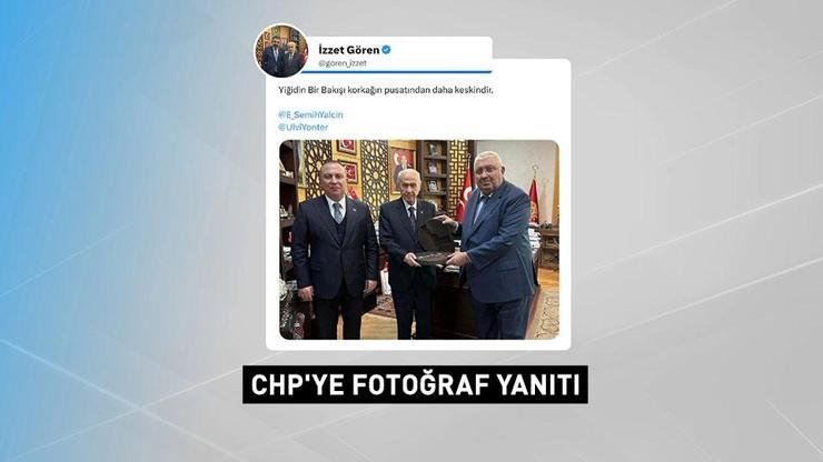 MHPden CHPye fotoğraf yanıtı: Gerginliği kaşımak...