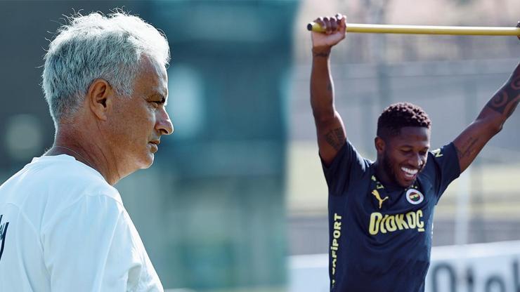 Fenerbahçede Mourinho ve Fred taraftarlara imza dağıttı