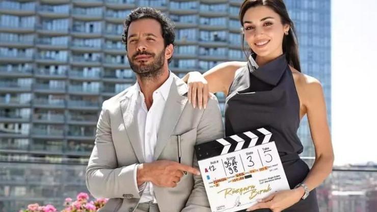 Hande Erçel ve Barış Arduç sete çıktı