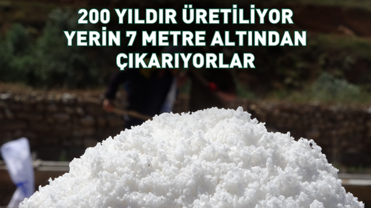 200 yıldır geleneksel yöntemlerle üretiliyor, insan vücudunun ihtiyaç duyduğu 84 minareli içeriyor Yılda sadece 3 ay çalışılabiliyor