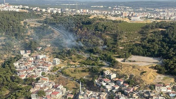İzmirde korkutan orman yangını