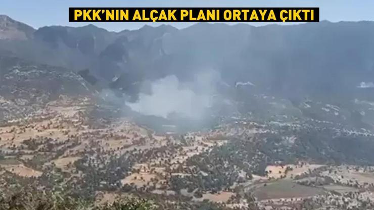 PKKnın alçak planı ortaya çıktı Ormanları yakarak gizlenmeye çalışıyorlar