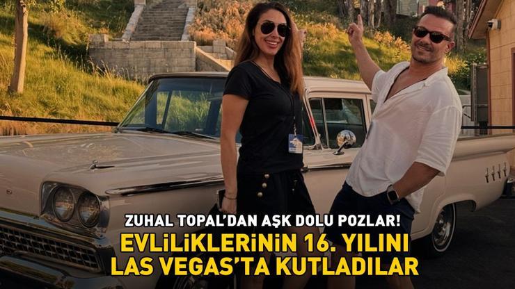 Sihirli Annemin Suzanı Zuhal Topal gündem oldu Evliliklerinin 16. yılını Las Vegasta kutladılar