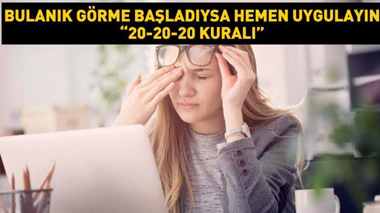 Bulanık görme başladıysa hemen uygulayın Şahin gibi gözler için 20-20-20 Kuralı