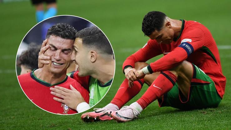 Cristiano Ronaldo gözyaşlarına hakim olamadı Hüngür hüngür ağladı...