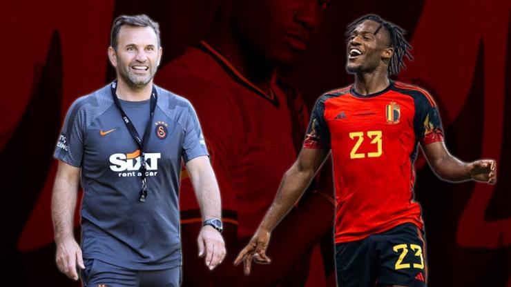 Galatasarayda, Michy Batshuayi - Okan Buruk görüşmesi