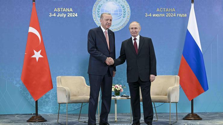 SON DAKİKA HABERİ... Astanada kritik zirve: Erdoğan, Putin ile görüştü