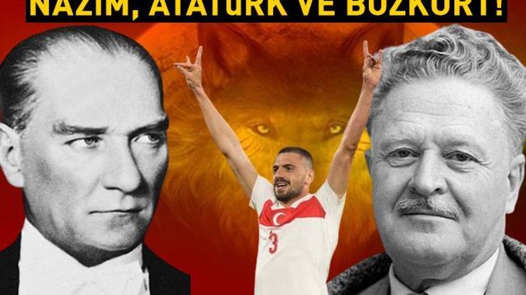 UEFA, Merih Demiralın bozkurt işaretine soruşturma başlattı Tartışmalara bu başlıkla katıldı: Nazım, Atatürk ve Bozkurt...