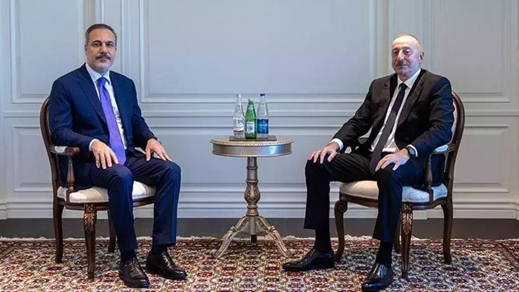 Bakan Fidan Azerbaycan Cumhurbaşkanı Aliyev ile Ermenistanı görüştü