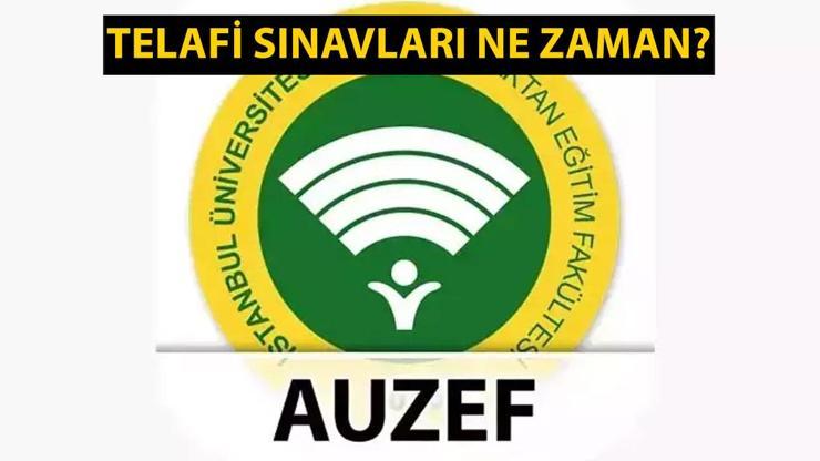 AUZEF telafi (bütünleme) sınavı ne zaman, hangi tarihte