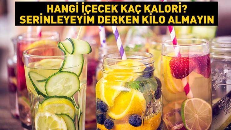 Hangi içecek kaç kalori Limonata, Karpuz ve Kavunlu Maden Suyu, Meyveli Kefir... Diyetisyenden kolayca yapacağınız, serinletici içecek tarifleri