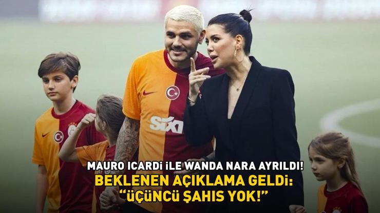 Galatasarayın yıldızı Icardiye ayrılık şoku Wanda Nara beklenen açıklamayı yaptı: Üçüncü bir şahıs yok