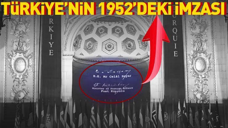 HABER... NATO Zirvesinde çarpıcı detay: Türkiye’nin 1952’deki imzası...