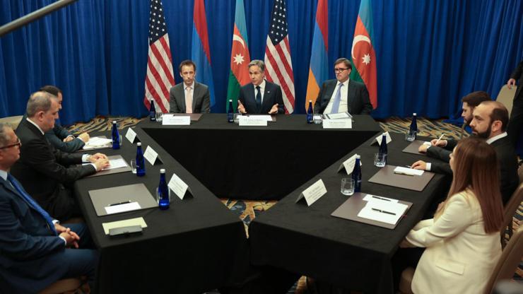 ABD, Azerbaycan ve Ermenistan dışişleri bakanları Washingtonda bir araya geldi