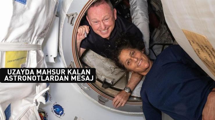 Haftalardır dünyaya dönemiyorlar: Uzayda mahsur kalan astronotlardan açıklama