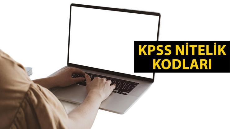 KPSS Tercih Kılavuzu Nitelik Kodları ve Anlamları