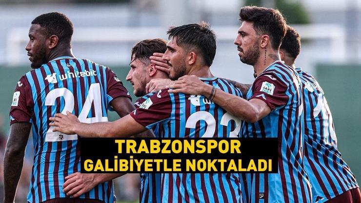 Trabzonspor, hazırlık maçından galip ayrıldı