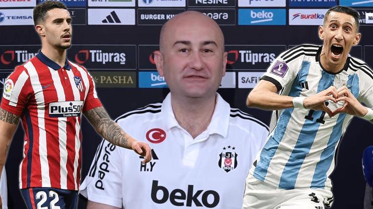 SON DAKİKA | Beşiktaş İkinci Başkanı Hüseyin Yücelden transferde flaş itiraf: Hermoso ve Angel Di Maria