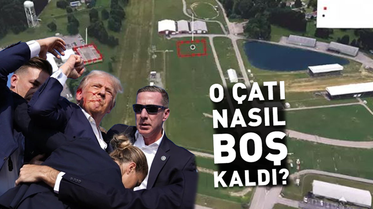 O ÇATI NASIL BOŞ KALDI Trumpa suikast girişiminde akılları kurcalayan sorular