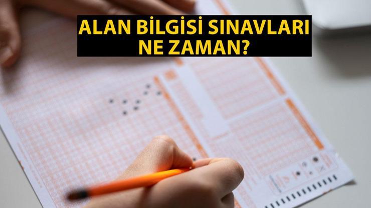 KPSS alan bilgisi 1. ve 2. gün oturumları: KPSS alan bilgisi sınavları ne zaman yapılacak